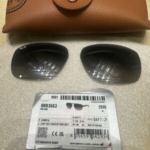 Ray-Ban Dark Gray Lenses with Case